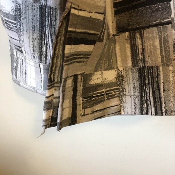 Vintage Blast Modern Bauhaus Mother of Pearl Button Down Dress Shirt - Picture 4 of 14